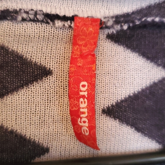 ❤HP❤ Chevron Stripe Open Front Draped Asymmetrical Cardigan  -  M/L - Picture 6 of 6